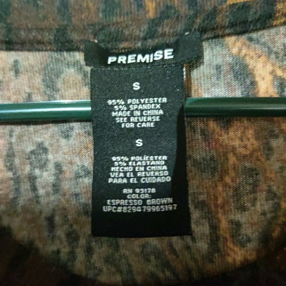 Women's leopard print dress shirt